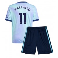 Arsenal Gabriel Martinelli #11 Kolmas Peliasu Lasten 2024-25 Lyhythihainen (+ Lyhyet housut)